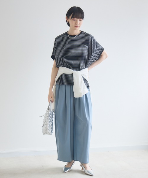 Paradise Picnic(パラダイスピクニック)の「TRANOI. TORAコクーントップス(Tシャツ/カットソー・レディース・ピンク/ネイビー/ブラック/ホワイト・FREE)」の20枚目の写真