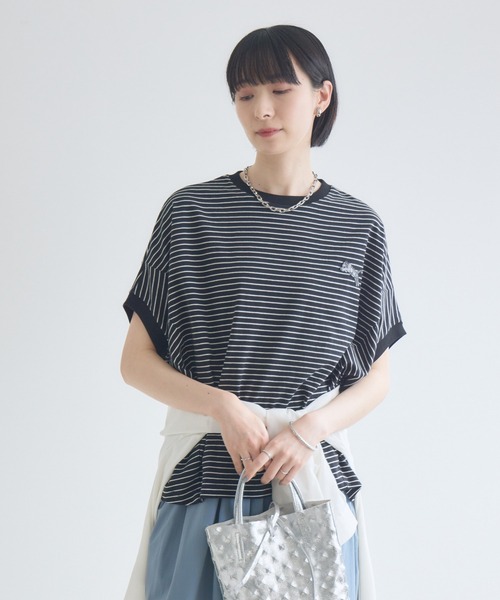 Paradise Picnic(パラダイスピクニック)の「TRANOI. TORAコクーントップス(Tシャツ/カットソー・レディース・ピンク/ネイビー/ブラック/ホワイト・FREE)」の17枚目の写真