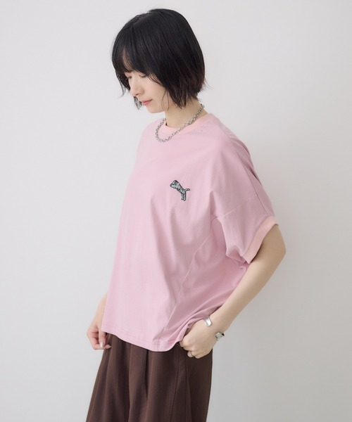 Paradise Picnic(パラダイスピクニック)の「TRANOI. TORAコクーントップス(Tシャツ/カットソー・レディース・ピンク/ネイビー/ブラック/ホワイト・FREE)」の12枚目の写真