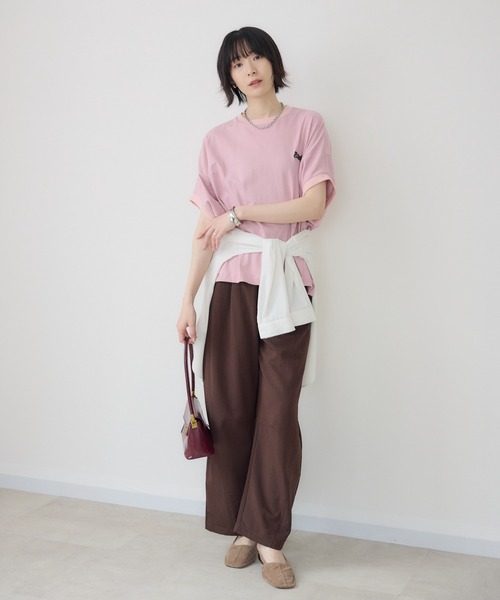 Paradise Picnic(パラダイスピクニック)の「TRANOI. TORAコクーントップス(Tシャツ/カットソー・レディース・ピンク/ネイビー/ブラック/ホワイト・FREE)」の14枚目の写真