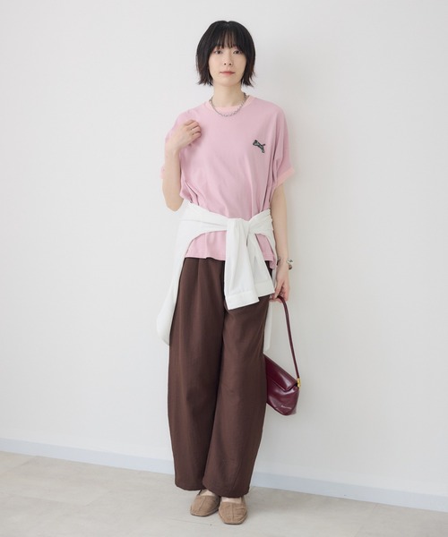Paradise Picnic(パラダイスピクニック)の「TRANOI. TORAコクーントップス(Tシャツ/カットソー・レディース・ピンク/ネイビー/ブラック/ホワイト・FREE)」の15枚目の写真