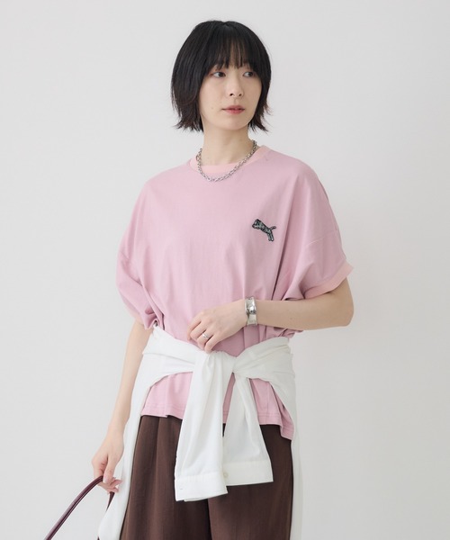 Paradise Picnic(パラダイスピクニック)の「TRANOI. TORAコクーントップス(Tシャツ/カットソー・レディース・ピンク/ネイビー/ブラック/ホワイト・FREE)」の13枚目の写真