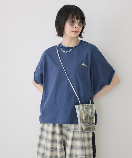 Paradise Picnic(パラダイスピクニック)の「TRANOI. TORAコクーントップス(Tシャツ/カットソー・レディース・ピンク/ネイビー/ブラック/ホワイト・FREE)」の9枚目の写真