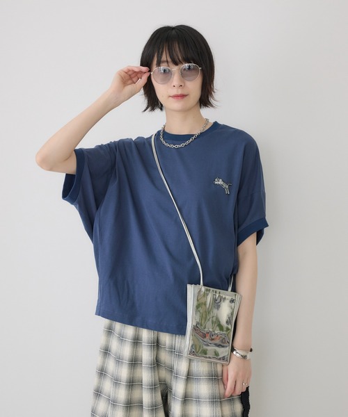 Paradise Picnic(パラダイスピクニック)の「TRANOI. TORAコクーントップス(Tシャツ/カットソー・レディース・ピンク/ネイビー/ブラック/ホワイト・FREE)」の8枚目の写真