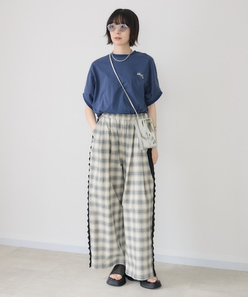 Paradise Picnic(パラダイスピクニック)の「TRANOI. TORAコクーントップス(Tシャツ/カットソー・レディース・ピンク/ネイビー/ブラック/ホワイト・FREE)」の6枚目の写真
