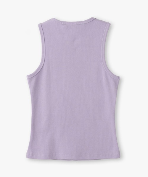 anna sui nyc（アナ スイ エヌ ワイ シー）の「トリミングロゴタンクトップ（Tシャツ/カットソー・レディース・ホワイト/ラベンダー/ブラック・FREE）」の18枚目の写真