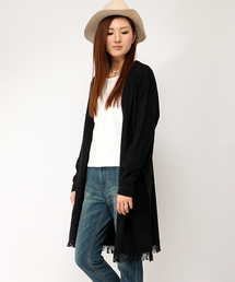 LBC | 12Gコットンカシミヤロングカーディガン(カーディガン/ボレロ)