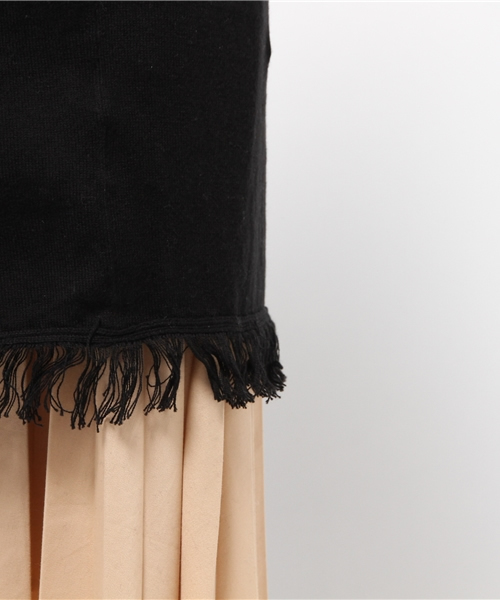 LBC（エルビーシー）の「12Gコットンカシミヤロングカーディガン（カーディガン/ボレロ・レディース・オフホワイト/ブラック・MEDIUM/LARGE）」の10枚目の写真