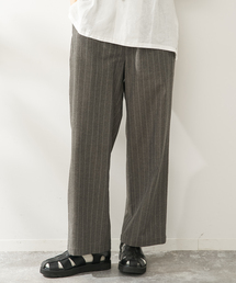 natural stripe パンツ