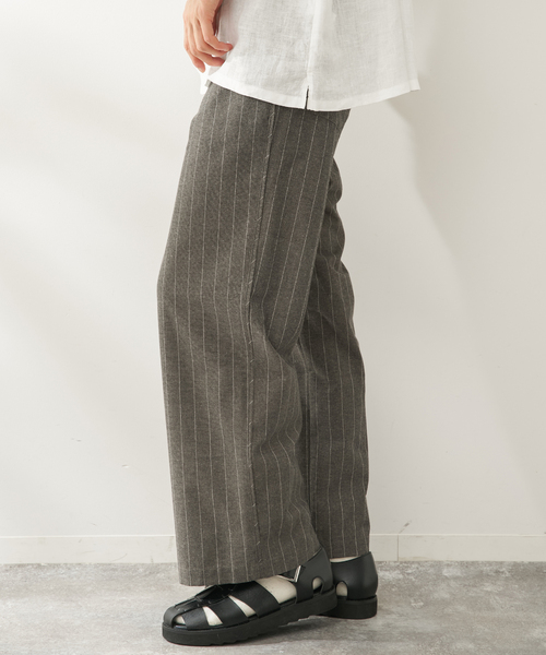B.C STOCK(ベーセーストック)の「natural stripe パンツ(その他パンツ・メンズ・ブラウン/ブルー・FREE)」の5枚目の写真
