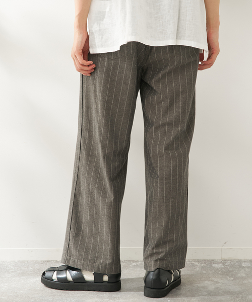 B.C STOCK(ベーセーストック)の「natural stripe パンツ(その他パンツ・メンズ・ブラウン/ブルー・FREE)」の6枚目の写真