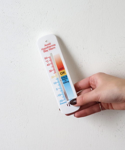 HIGHTIDE(ハイタイド)の「Brannan ブラナン Plastic Wall Thermometer 155mm Comfort プラスチックウォールサーモメーター155mmコンフォート(インテリア雑貨・レディース・ホワイト・FREE)」の4枚目の写真