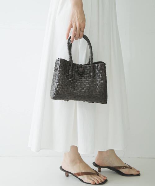 URBAN RESEARCH(アーバンリサーチ)の「HANDICRAFT SAIGON SMALL TOTE(トートバッグ・レディース・ベージュ/その他1/ブラウン/ブラック・-)」の2枚目の写真