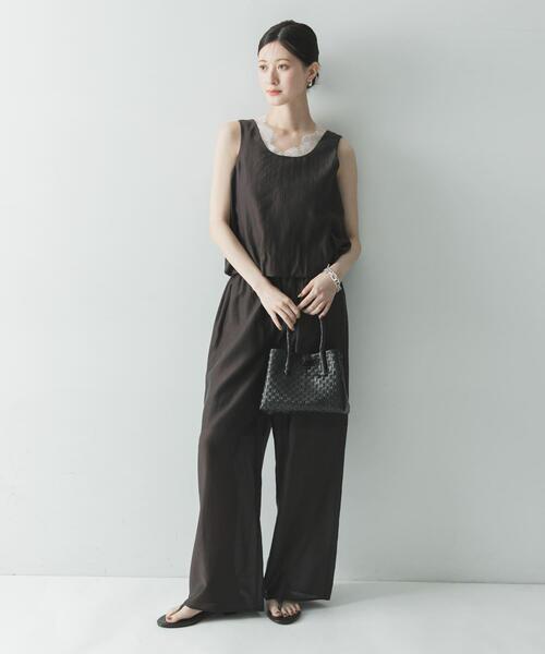 URBAN RESEARCH(アーバンリサーチ)の「HANDICRAFT SAIGON SMALL TOTE(トートバッグ・レディース・ベージュ/その他1/ブラウン/ブラック・-)」の13枚目の写真