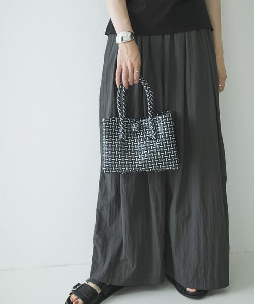 URBAN RESEARCH(アーバンリサーチ)の「HANDICRAFT SAIGON SMALL TOTE(トートバッグ・レディース・ベージュ/その他1/ブラウン/ブラック・-)」の8枚目の写真