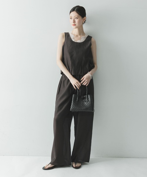 URBAN RESEARCH(アーバンリサーチ)の「HANDICRAFT SAIGON SMALL TOTE(トートバッグ・レディース・ベージュ/その他1/ブラウン/ブラック・-)」の17枚目の写真