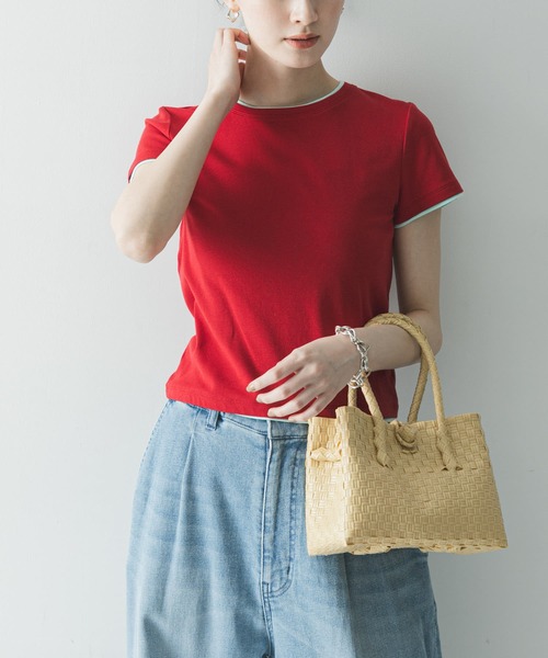 URBAN RESEARCH(アーバンリサーチ)の「HANDICRAFT SAIGON SMALL TOTE(トートバッグ・レディース・ベージュ/その他1/ブラウン/ブラック・-)」の14枚目の写真