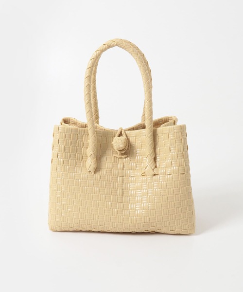 URBAN RESEARCH(アーバンリサーチ)の「HANDICRAFT SAIGON SMALL TOTE(トートバッグ・レディース・ベージュ/その他1/ブラウン/ブラック・-)」の21枚目の写真