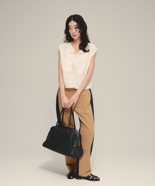 eL(エル)の「【eL】Made In India Cord Embroid NS/674423(Tシャツ/カットソー・レディース・ブラック/オフホワイト・FREE)」の10枚目の写真