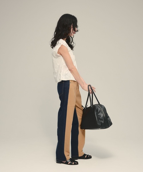 eL(エル)の「【eL】Made In India Cord Embroid NS/674423(Tシャツ/カットソー・レディース・ブラック/オフホワイト・FREE)」の9枚目の写真
