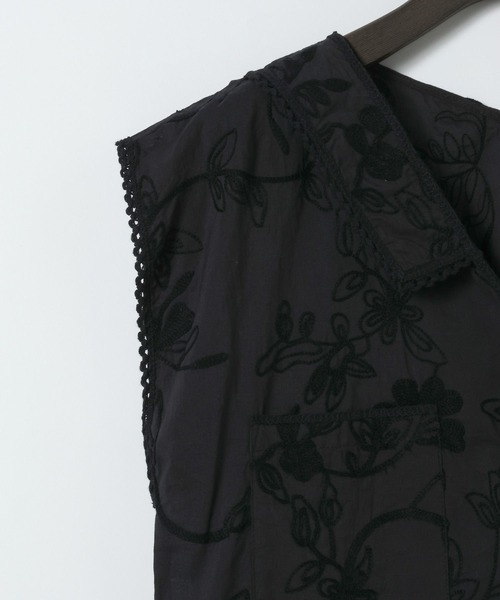eL(エル)の「【eL】Made In India Cord Embroid NS/674423(Tシャツ/カットソー・レディース・ブラック/オフホワイト・FREE)」の18枚目の写真