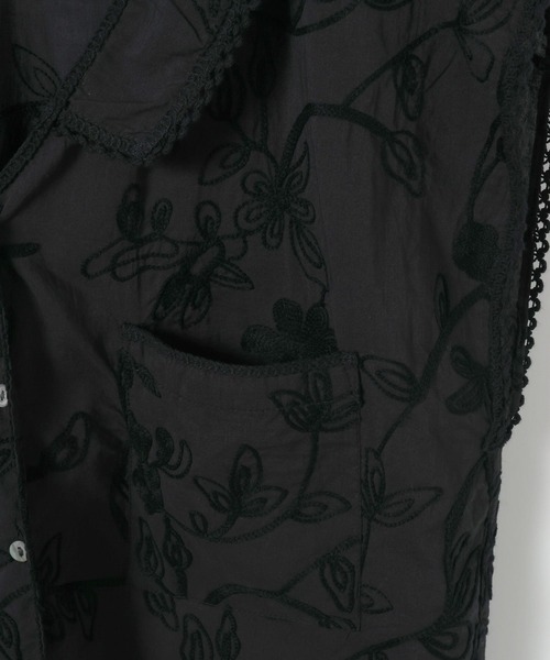 eL(エル)の「【eL】Made In India Cord Embroid NS/674423(Tシャツ/カットソー・レディース・ブラック/オフホワイト・FREE)」の17枚目の写真