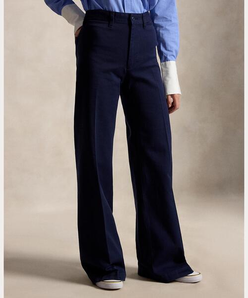 POLO RALPH LAUREN（ポロ ラルフ ローレン）の「ストレッチコットン Beaton パンツ（スラックス・レディース・ネイビー系1・0/00/2/4/6/8）」の6枚目の写真
