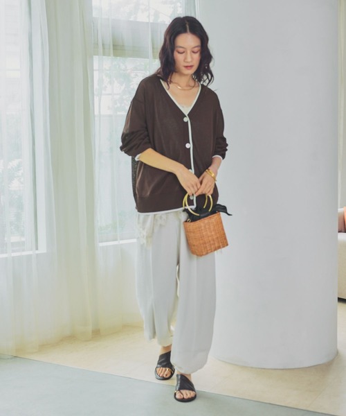 Elura(エルーラ)の「【Bagmati(バグマティ)】リングカゴ/646468(かごバッグ・レディース・ブラウン系その他2・FREE)」の2枚目の写真