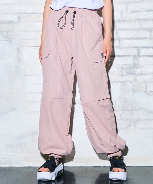 BISKEE（ビスキー）の「3WAY カーゴパンツ ナイロンパンツ ボトムス（カーゴパンツ・キッズ・ブラック/ピンク/カーキ・130cm/140cm/150cm/160cm）」の10枚目の写真
