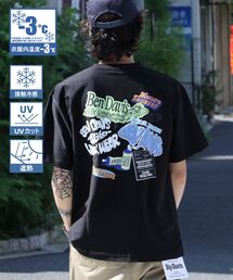 【BEN DAVIS(ベンデイビス)】 COOLER FRIDGE DOOR TEE / 半袖 接触冷感 クルーネック プリント ユニセックス Tシャツ
