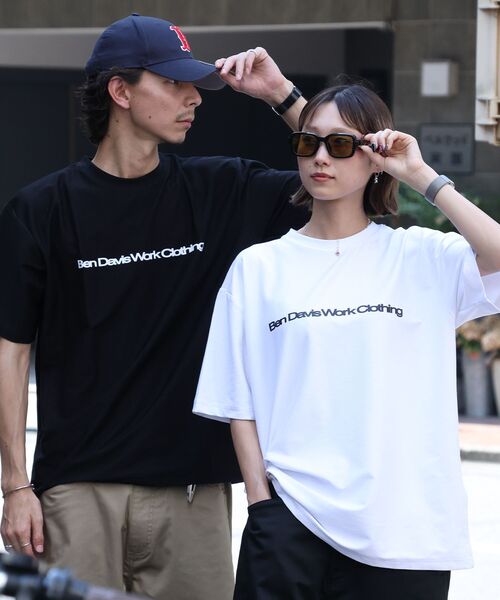 BEN DAVIS（ベンデイビス）の「【BEN DAVIS（ベンデイビス）】 COOLER FRIDGE DOOR TEE / 半袖 接触冷感 クルーネック プリント ユニセックス Tシャツ（Tシャツ/カットソー・メンズ・ホワイト/ネイビー/ブラック・LARGE/MEDIUM/X-LARGE）」の8枚目の写真