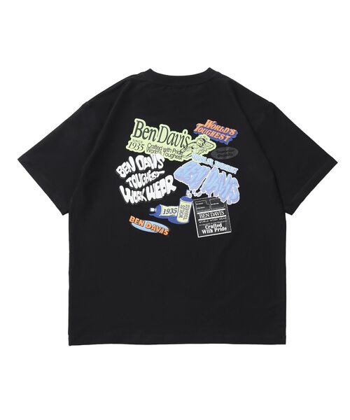 BEN DAVIS（ベンデイビス）の「【BEN DAVIS（ベンデイビス）】 COOLER FRIDGE DOOR TEE / 半袖 接触冷感 クルーネック プリント ユニセックス Tシャツ（Tシャツ/カットソー・メンズ・ホワイト/ネイビー/ブラック・LARGE/MEDIUM/X-LARGE）」の15枚目の写真