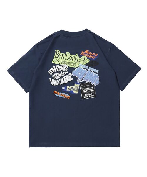 BEN DAVIS（ベンデイビス）の「【BEN DAVIS（ベンデイビス）】 COOLER FRIDGE DOOR TEE / 半袖 接触冷感 クルーネック プリント ユニセックス Tシャツ（Tシャツ/カットソー・メンズ・ホワイト/ネイビー/ブラック・LARGE/MEDIUM/X-LARGE）」の22枚目の写真