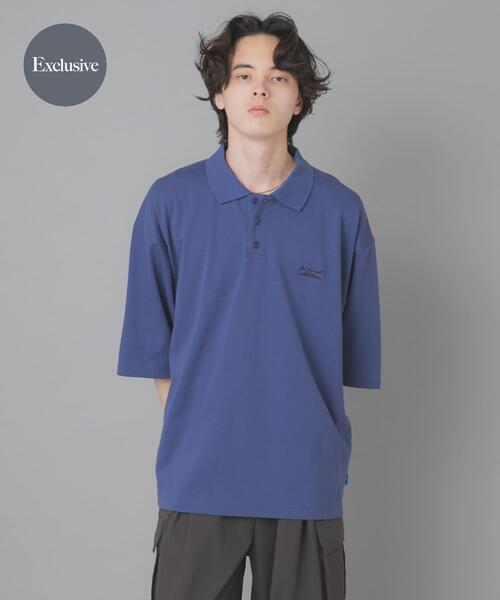 SENSE OF PLACE by URBAN RESEARCH(センスオブプレイスバイアーバンリサーチ)の「『別注』Converse×SENSE OF PLACE JACK PURCELLポロシャツ(ポロシャツ・メンズ・ホワイト/ブラック/ブルー・MEDIUM/LARGE)」の3枚目の写真