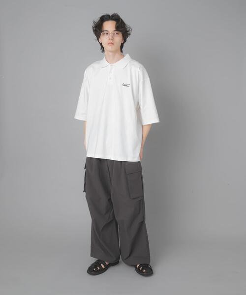 SENSE OF PLACE by URBAN RESEARCH(センスオブプレイスバイアーバンリサーチ)の「『別注』Converse×SENSE OF PLACE JACK PURCELLポロシャツ(ポロシャツ・メンズ・ホワイト/ブラック/ブルー・MEDIUM/LARGE)」の10枚目の写真