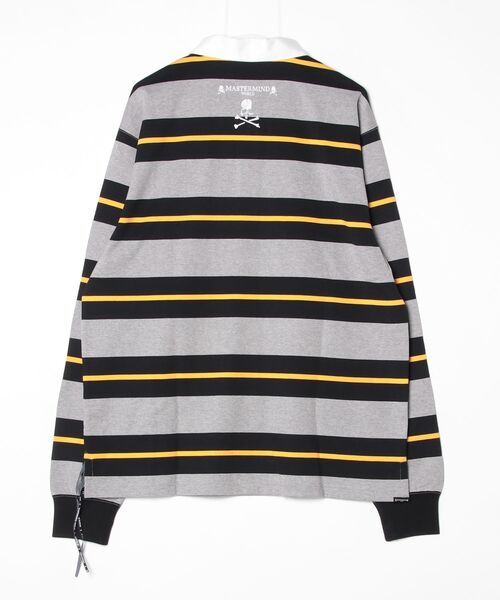 mastermind JAPAN(マスターマインド)の「3 COLOR STRIPED RUGGER LS SHIRT(シャツ/ブラウス・メンズ・グレー系その他・XL)」の2枚目の写真