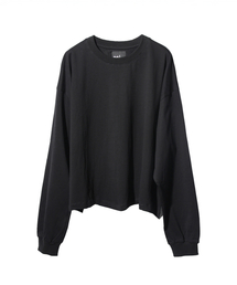 SAILAS（サイラス）の「L01 Crop L/S_BK（Tシャツ/カットソー）」