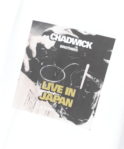 ARTCHIVES MALIBU(アートカイブス マリブ)の「【 Chadwick Products / チャドウィック プロダクツ 】LIVE IN JAPAN TEE(Tシャツ/カットソー・メンズ・ホワイト/チャコールグレー・S/M/L/XL)」の3枚目の写真