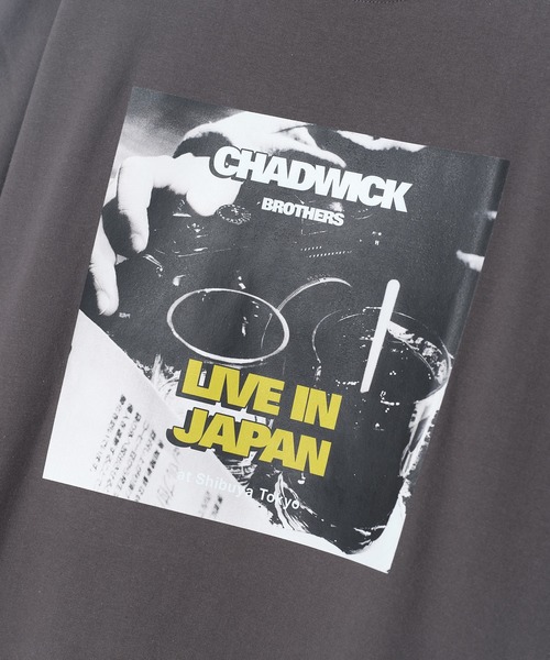 ARTCHIVES MALIBU(アートカイブス マリブ)の「【 Chadwick Products / チャドウィック プロダクツ 】LIVE IN JAPAN TEE(Tシャツ/カットソー・メンズ・ホワイト/チャコールグレー・S/M/L/XL)」の4枚目の写真