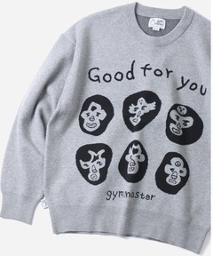 ジャガードニット　Good for youクルーネック