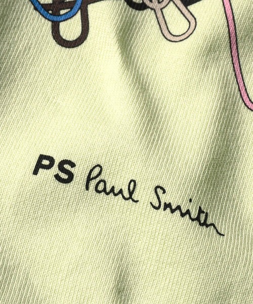 PS Paul Smith(ピーエスポールスミス)の「"Paperclip Logo" 半袖Tシャツ / 262553 220X(Tシャツ/カットソー・メンズ・ブラック/ライトイエロー/ホワイト・X-LARGE/SMALL/MEDIUM/LARGE/XX-LARGE)」の6枚目の写真