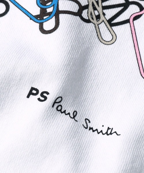 PS Paul Smith(ピーエスポールスミス)の「"Paperclip Logo" 半袖Tシャツ / 262553 220X(Tシャツ/カットソー・メンズ・ブラック/ライトイエロー/ホワイト・X-LARGE/SMALL/MEDIUM/LARGE/XX-LARGE)」の9枚目の写真