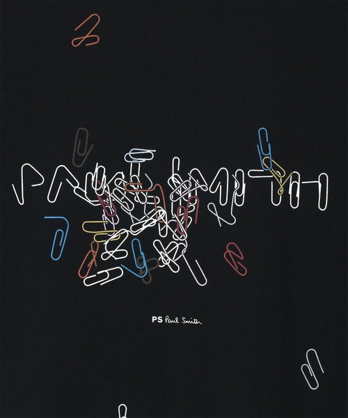 PS Paul Smith(ピーエスポールスミス)の「"Paperclip Logo" 半袖Tシャツ / 262553 220X(Tシャツ/カットソー・メンズ・ブラック/ライトイエロー/ホワイト・X-LARGE/SMALL/MEDIUM/LARGE/XX-LARGE)」の10枚目の写真