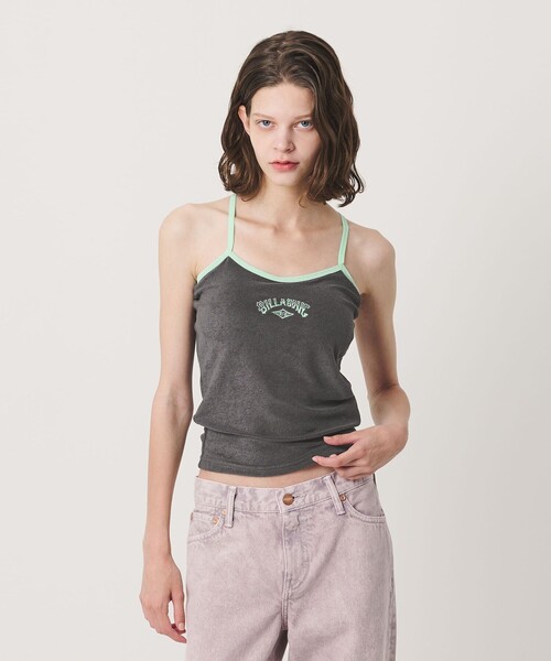 BILLABONG(ビラボン)の「<BILLABONG × CGS.>パイル キャミソール ウィメンズ(キャミソール・レディース・レッド/ダークグレー・M)」の1枚目の写真
