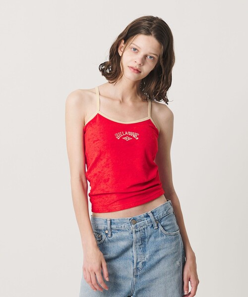 BILLABONG(ビラボン)の「<BILLABONG × CGS.>パイル キャミソール ウィメンズ(キャミソール・レディース・レッド/ダークグレー・M)」の7枚目の写真