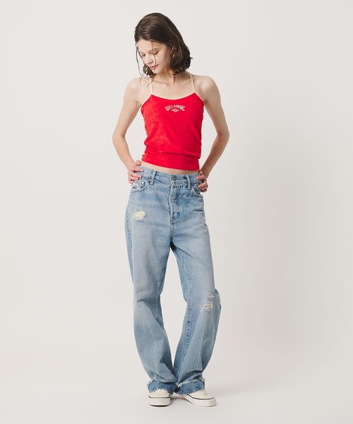 BILLABONG(ビラボン)の「<BILLABONG × CGS.>パイル キャミソール ウィメンズ(キャミソール・レディース・レッド/ダークグレー・M)」の9枚目の写真