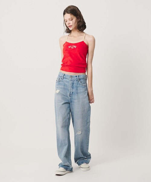BILLABONG(ビラボン)の「<BILLABONG × CGS.>パイル キャミソール ウィメンズ(キャミソール・レディース・レッド/ダークグレー・M)」の10枚目の写真