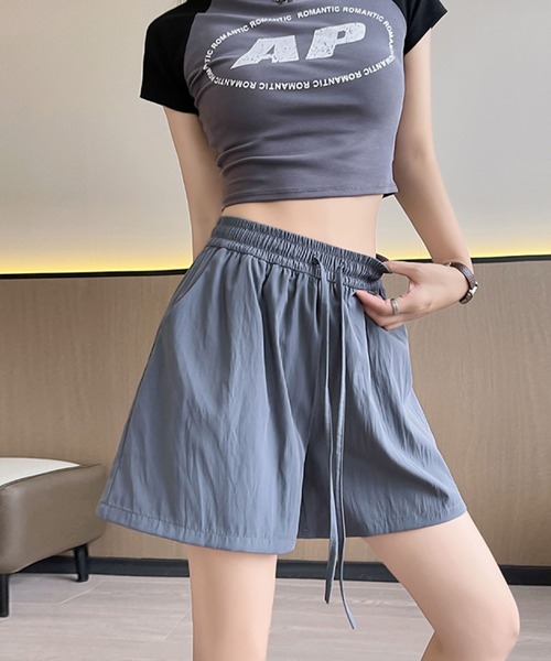 2ly2(トゥーリートゥー)の「ウエストゴムショートパンツ(その他パンツ・レディース・ピンク/ライトピンク/ベージュ/グリーン/ライトグリーン/ライトブルー/ブルー/モカ/グレー/ブラック・FREE)」の13枚目の写真