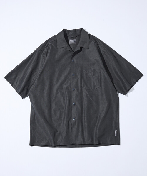 FREAK'S STORE(フリークスストア)の「オープンカラー ショートスリーブシャツ&イージーショーツ トラベルセットアップ Fabric by SOLOTEX(R)(シャツ/ブラウス・メンズ・オリーブ/ネイビー/チャコールグレー/ブラック・MEDIUM/LARGE/SMALL)」の22枚目の写真