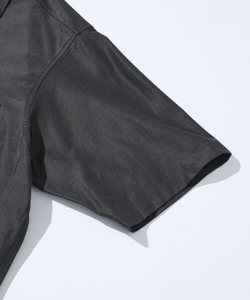 FREAK'S STORE(フリークスストア)の「オープンカラー ショートスリーブシャツ&イージーショーツ トラベルセットアップ Fabric by SOLOTEX(R)(シャツ/ブラウス・メンズ・オリーブ/ネイビー/チャコールグレー/ブラック・MEDIUM/LARGE/SMALL)」の18枚目の写真
